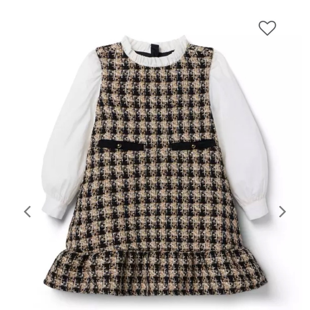 Janie and Jack Girls Tweed Dress